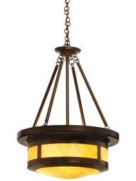 Berkeley Drum Pendant In Bronze Finish